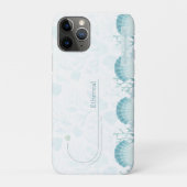 Teal Oceanic Pearls Personalised  Case-Mate iPhone Hülle (Rückseite)