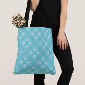 Teal on White Shell Diamond Tasche (Von Nahem)