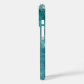 Teal Ozean Case-Mate iPhone Hülle (Rückseite / Links)