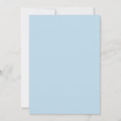 Teal-Pflaume-Blatt-Hochzeit Einladung (Rückseite)