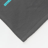 Teal Purple Ribbon Suicide Awareness Flag Cousin B Fleecedecke (Ecke)