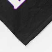 Teal Purple Ribbon Suicide Awareness Flag I Miss M Fleecedecke (Ecke)