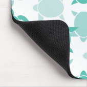Teal-Schildkrötenmuster Mousepad (Ecke)