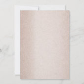 Teal Silver Floral Butterfly Tan Bridal Shower Einladung (Rückseite)