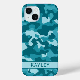 Teal-Tarnung Personalisiert Case-Mate iPhone Hülle