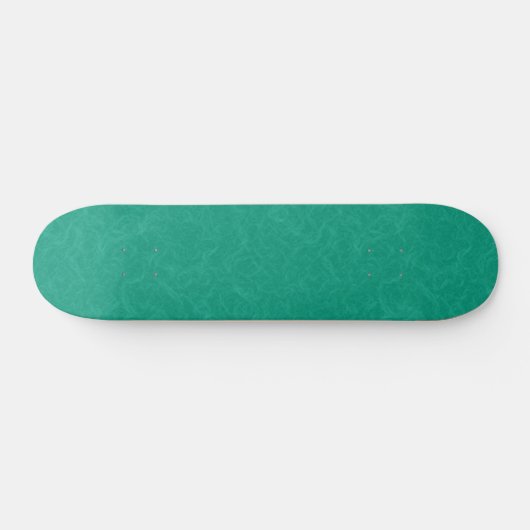 Teal textured surface with subtle swirling pattern skateboard (Horizontal)