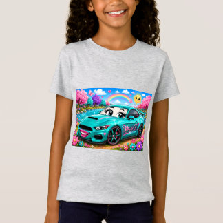 Teal Traumrennwagen T-Shirt