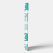 Teal Turtle Pattern Case-Mate iPhone Hülle (Rückseite / Rechts)