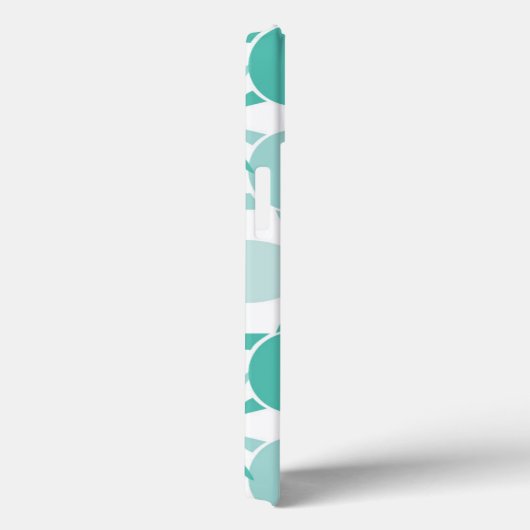 Teal Turtle Pattern Case-Mate iPhone Hülle (Rückseite / Rechts)