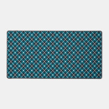 Teal- und Navy-geometrische Gitterstruktur