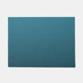 Teal-Verlaufsfarbe Fußmatte (Vorderseite)