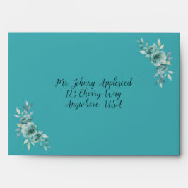 Teal Whisper Blooms Hochzeit