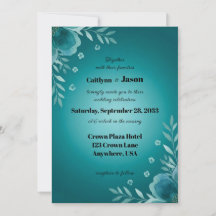 Teal Whisper Blooms Hochzeit