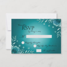 Teal Whisper Blooms Hochzeit
