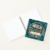 Teal Wild Pollinator Garten Notizbuch (Innenseite)