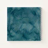 Teal Wild Pollinator Garten Notizbuch (Rückseite)