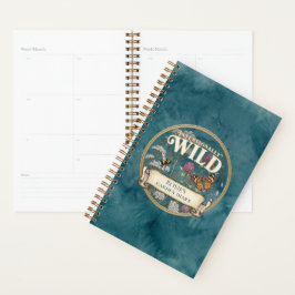 Teal Wildgartenplaner - Individuelles Tagebuch