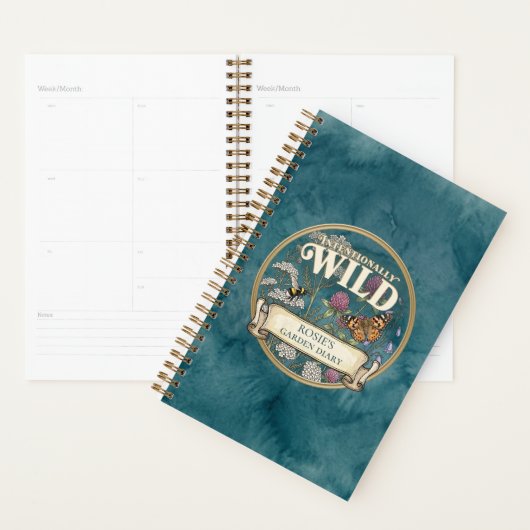 Teal Wildgartenplaner - Individuelles Tagebuch (Anzeige)