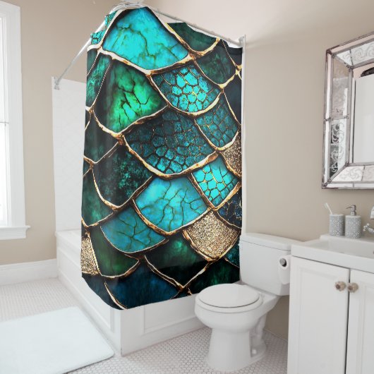 Tealia Duschvorhang (Beispiel)