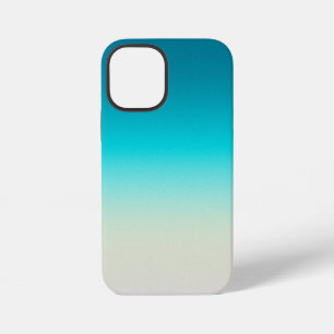 Tealverlauf Modernes Ombre iPhone 12 Mini Hülle