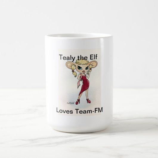 Tealy die Elf-Lieben Team-FM Tasse (Mittel)