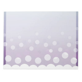 Tealy-Lila Blasen Notizblock