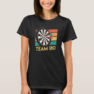 Team 180 Darts 180 Dartboard 180 in Darts Premium_ T-Shirt