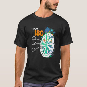 Team 180 Darts 180 Dartboard 180 in Darts Premium_ T-Shirt