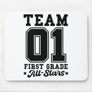 Team 1st Grade All-Stars Zurück zur Schule Sport J Mousepad