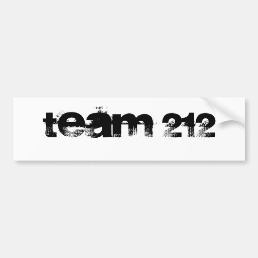 Team 212 autoaufkleber (Vorne)