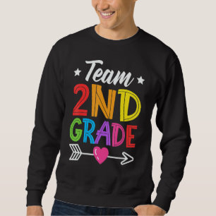Team 2. Klasse Lehrer Schüler Kind Zurück zur Schu Sweatshirt