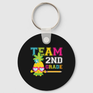Team 2. Klasse Süße Tropische Ananas  Schlüsselanhänger