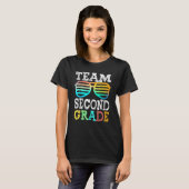 Team 2nd Grade Squad Second Teacher Student Back T T-Shirt (Vorne ganz)