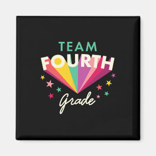 Team 4. Klasse Lehrer Byck To School Top  Magnet