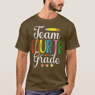 Team 4. Klasse Lehrer Student 4. Klasse Zurück T T-Shirt