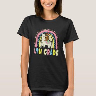 Team 4. Klasse Squad Llama Faultier Zurück zur Sch T-Shirt