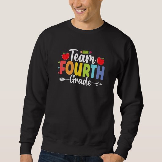 Team 4. Platz des ersten Lehrers Sweatshirt (Vorderseite)