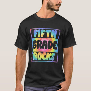 Team 5. Klasse Hallo Fünfte Klasse Rocks zurück au T-Shirt