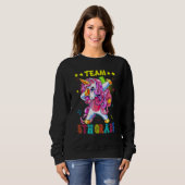 Team 5th Grade Unicorn  Student Teacher Back To Sc Sweatshirt (Vorne ganz)