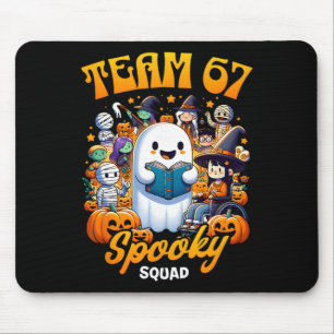 Team 67 Grusel-Truppe Lustig Sechs Sieben Meme 6 7 Mousepad