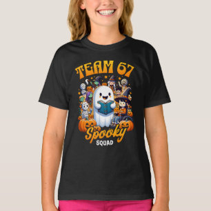 Team 67 Grusel-Truppe Lustig Sechs Sieben Meme 6 7 T-Shirt