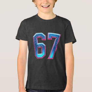 Team 67 Sports Jersey Style Baseball Football Tri-Blend Shirt