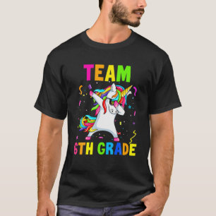 Team 6. Klasse Einhorn Entschlackung Niedlich Einh T-Shirt