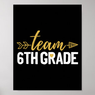 Team 6. Klasse Hallo Sechste Klasse Crew Squad Leh Poster