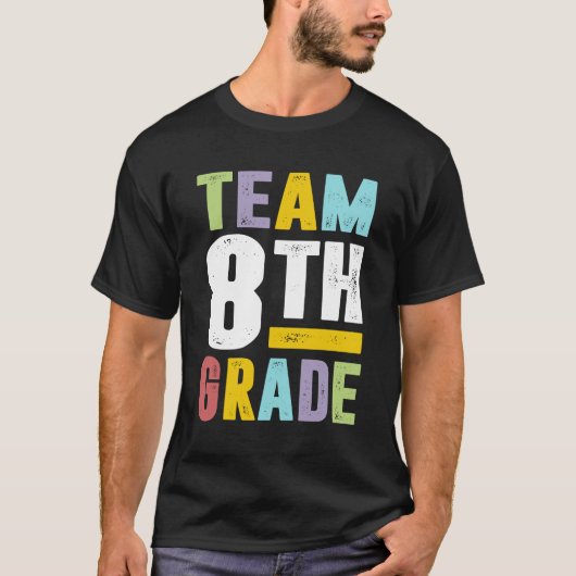 Team 8. Klasse T-Shirt (Vorderseite)
