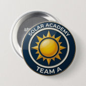 Team A – SOLAR ACADEMY Bold Text Design for Leader Button (Vorne & Hinten)