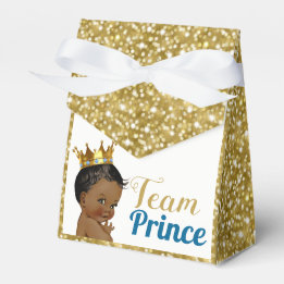 Team African Prince Gold Glitzer bevorzugen Zelte Geschenkschachtel