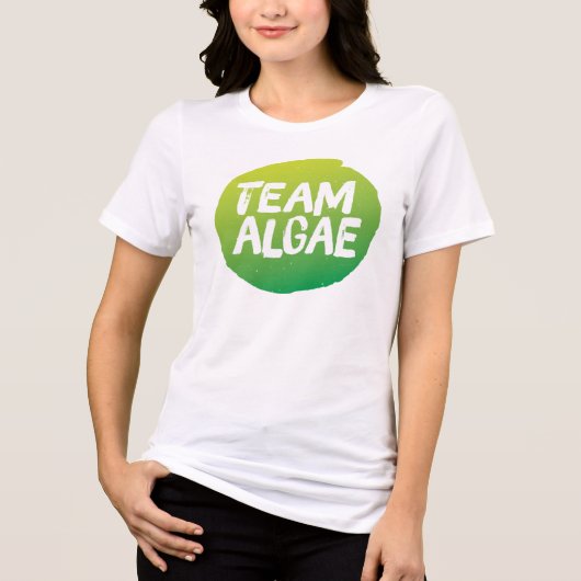 Team Algae T-Shirt Tri-Blend Shirt (Vorderseite)