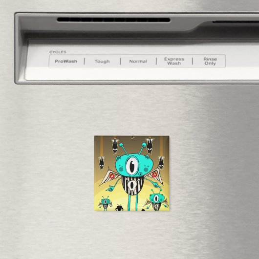 Team Alien 2012 Magnet (In Situ (Geschirrspüler))