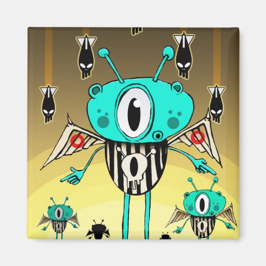 Team Alien 2012 Magnet (Vorne)